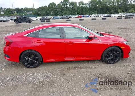 2021 Honda Civic Sport z USA, uszkodzony, nr VIN 2HGFC2F85MH516593